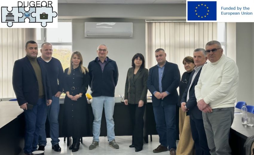 ODRŽAN SASTANAK RADNE GRUPE ZA IZMENU ZAKONA O VISOKOM OBRAZOVANJU GRUZIJE U OKVIRU PROJEKTA DUGEOR